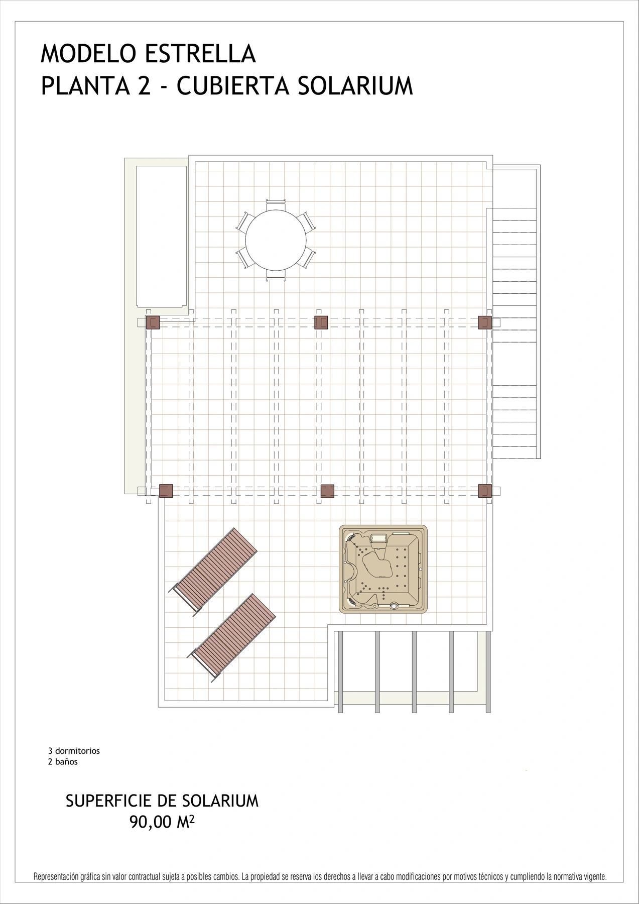Detached home in Vera — Floor plans, solarium and optional basement, page 2